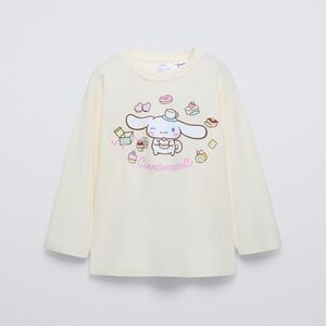 NWT Zara x Sanrio Cinnamoroll Dessert Graphic Long Sleeve Top